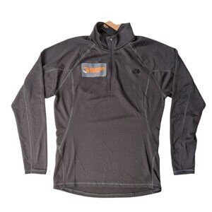 The North Face Palisades Tahoe Mens Graphite Gray Quarter Zip Pullover